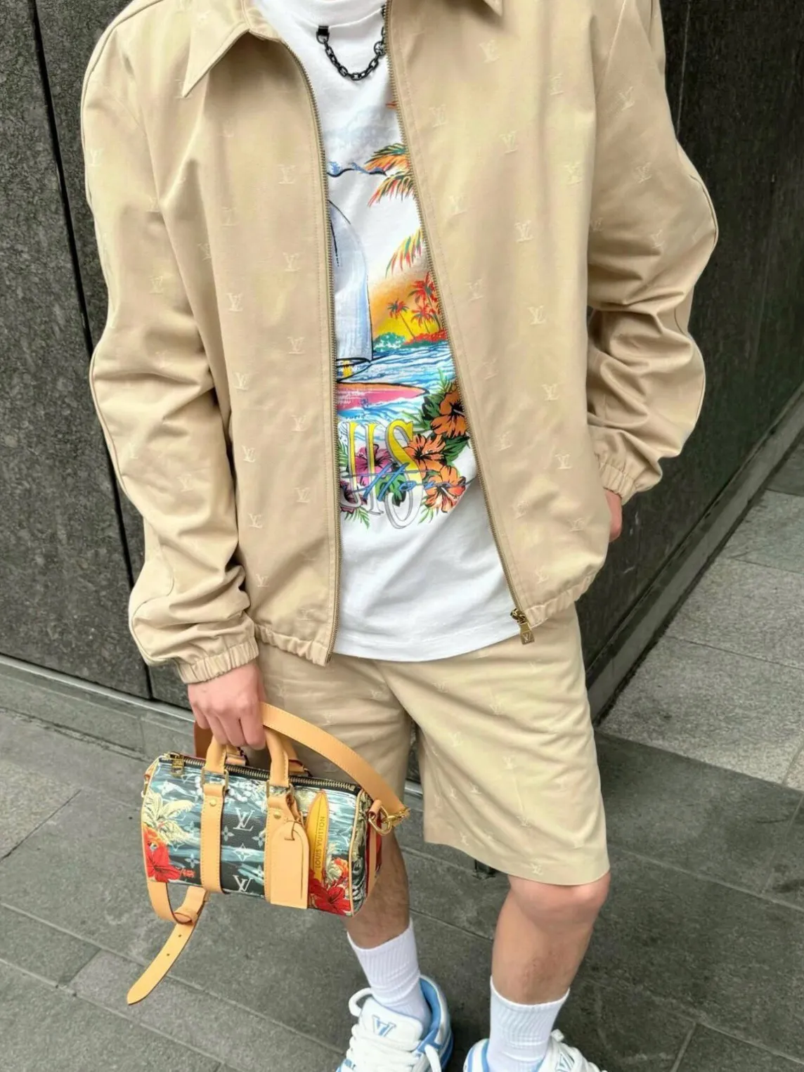 Louis Vuitton 24Fw Full Print Jacquard Jacket Jacket